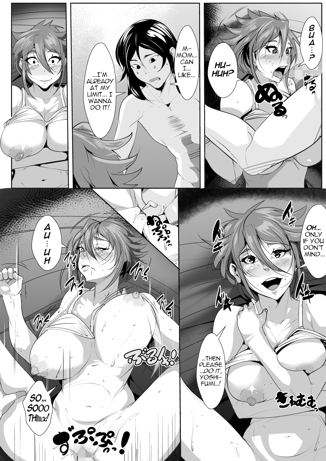 hentai manga For my Mother, who is Burdened with an Extraordinary Sex Drive…